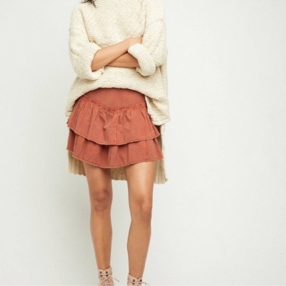 Free people mini skirt